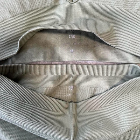 Crop Shop Boutique CSB x Isabelle Mathers Seamless Collection Set in Pistachio - Picture 5 of 5